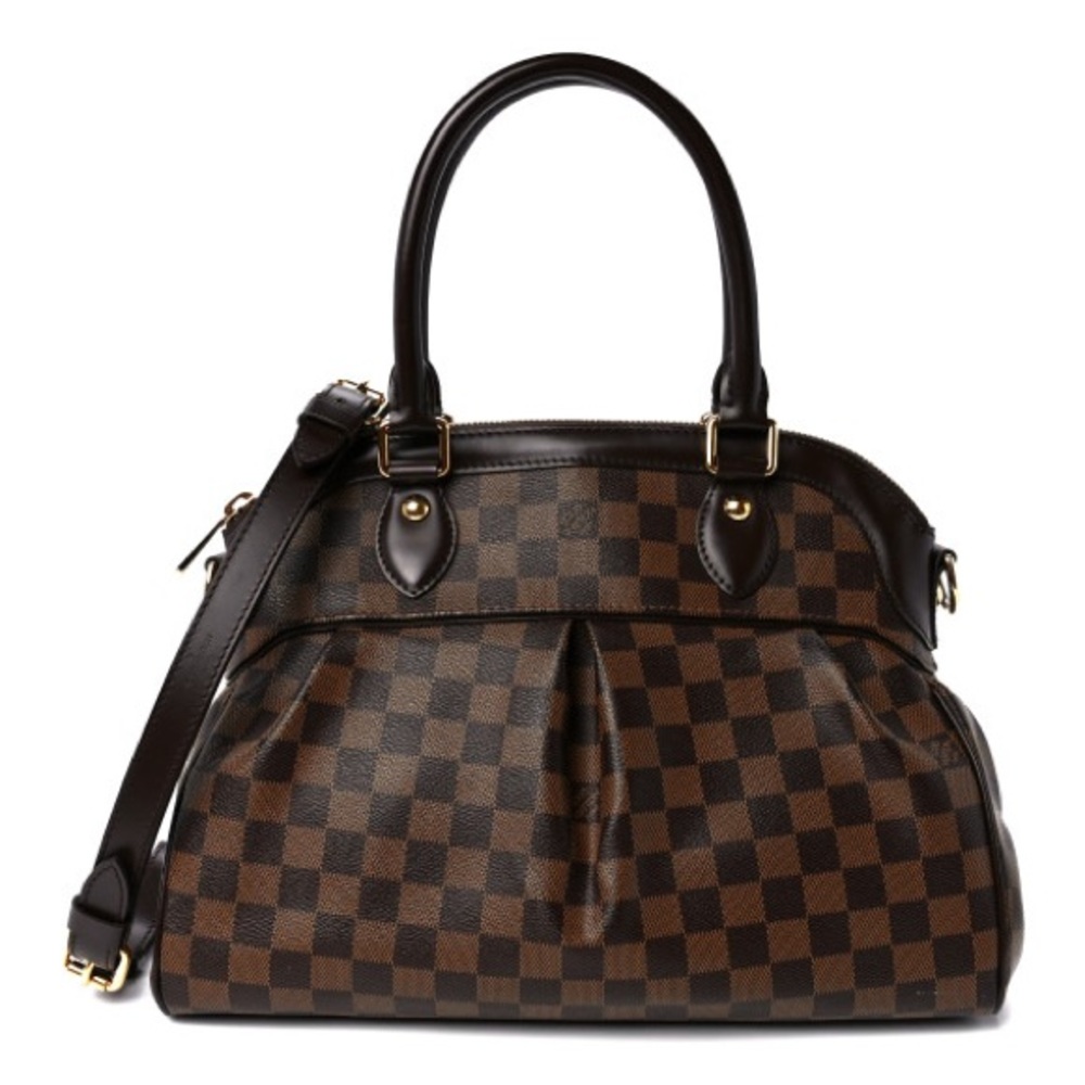LOUIS VUITTON Damier Ebene Trevi PM w/LV Strap